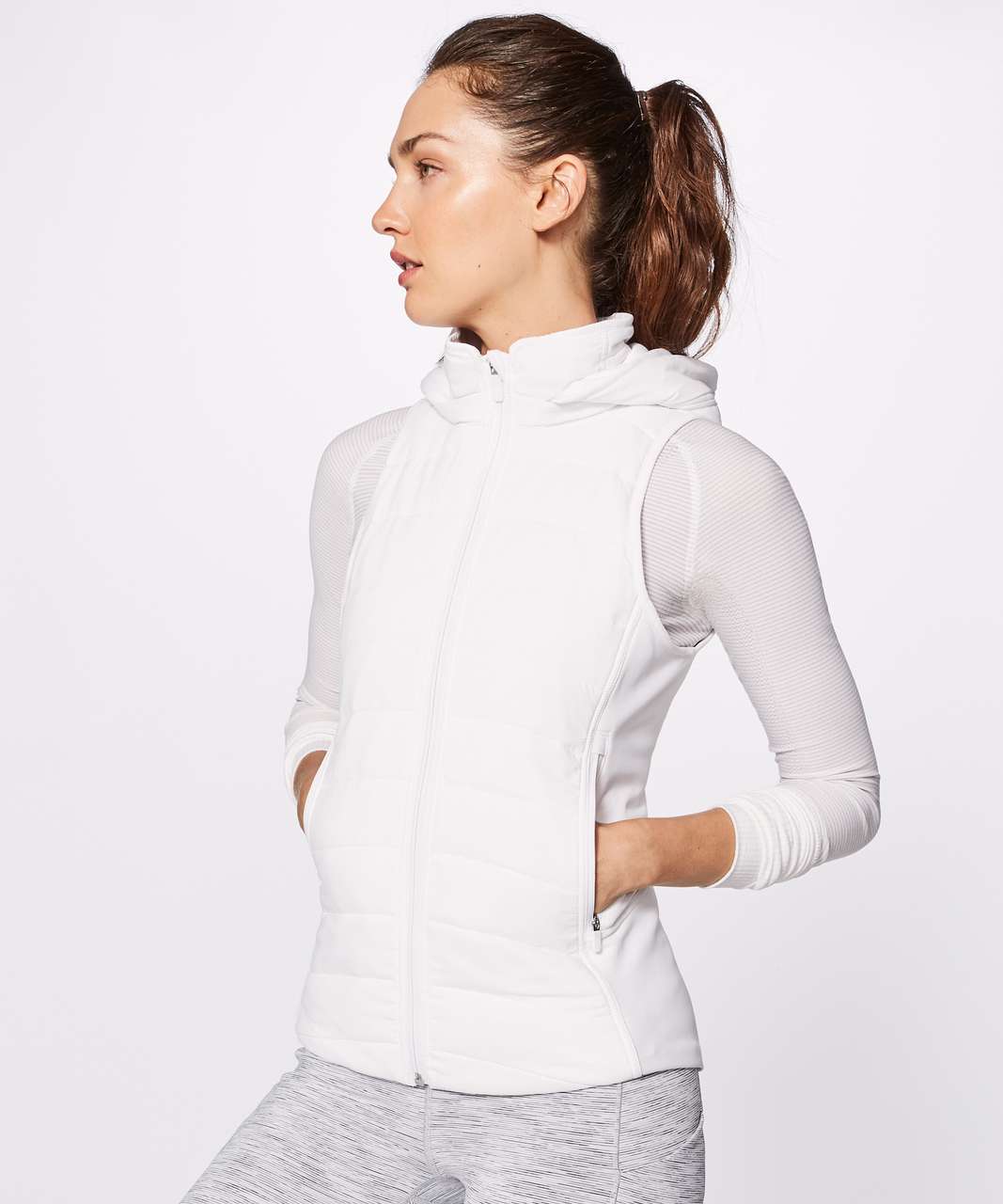 lululemon athletica Another Mile Vest in White