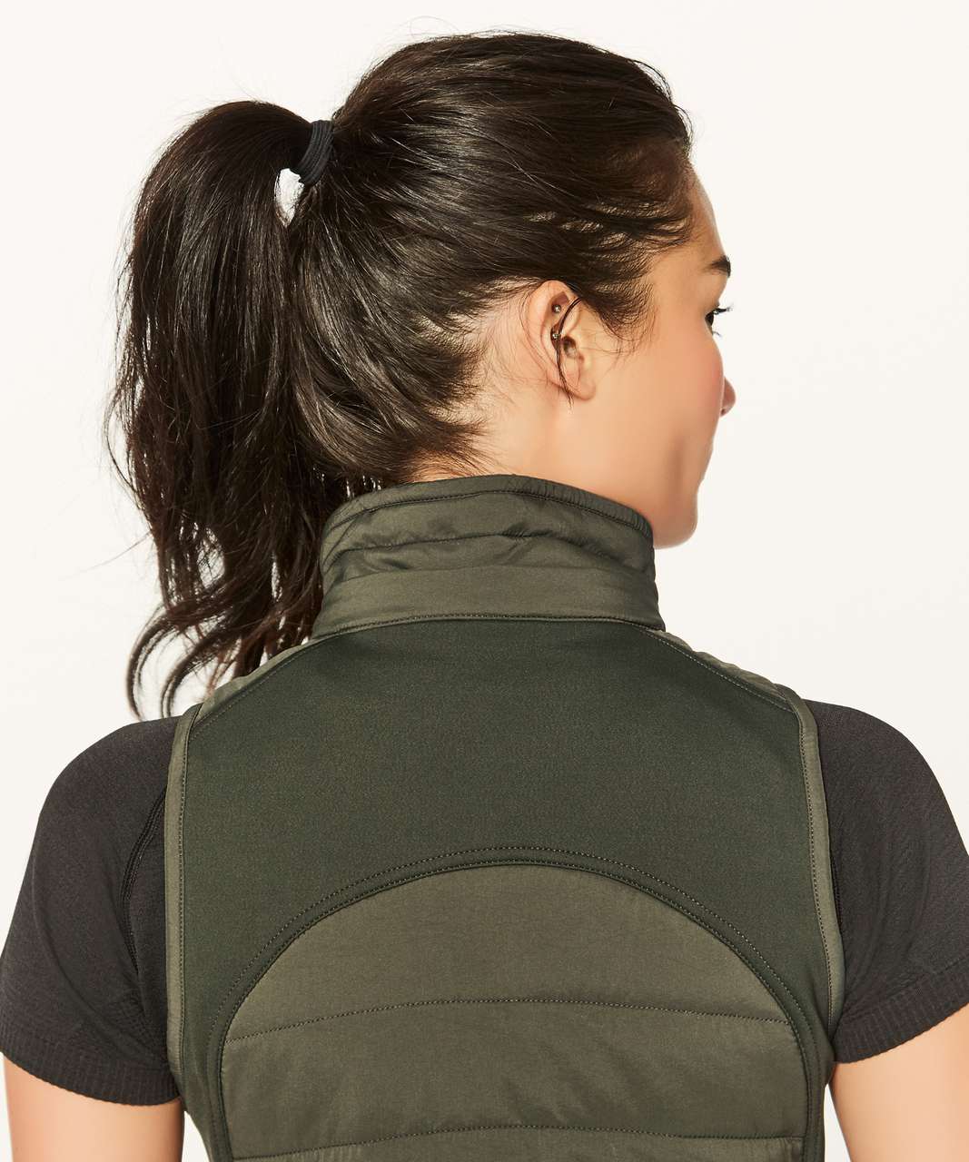 Lululemon Extra Mile Vest - Dark Olive