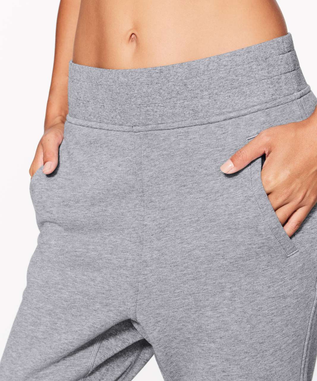 Lululemon Press Pause Jogger (25") - Heathered Medium Grey