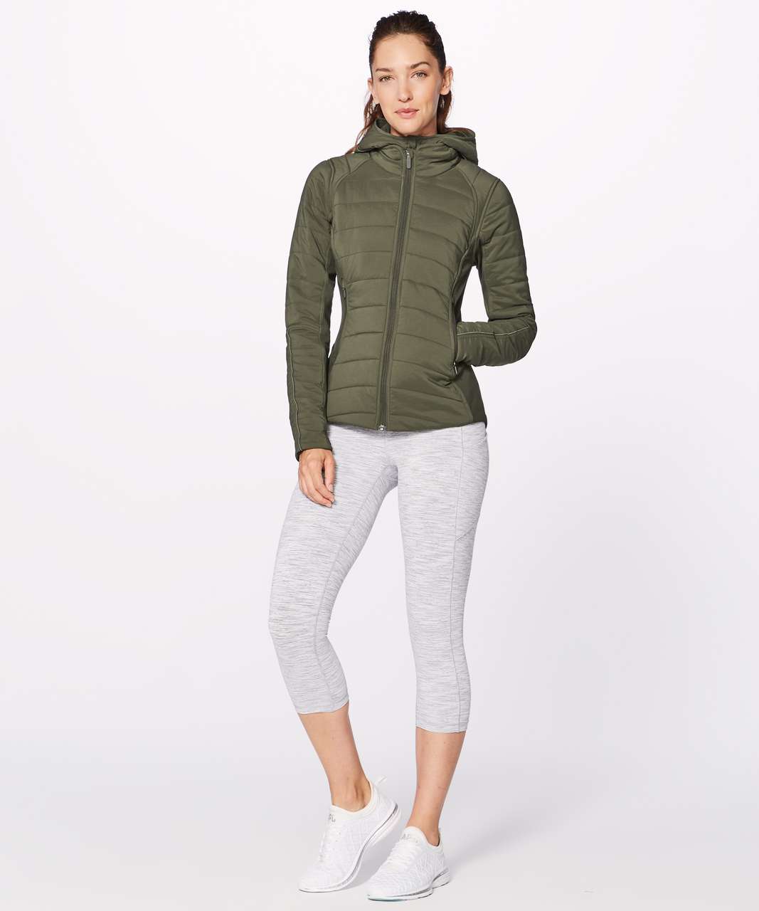 Lululemon Extra Mile Jacket - Dark Olive