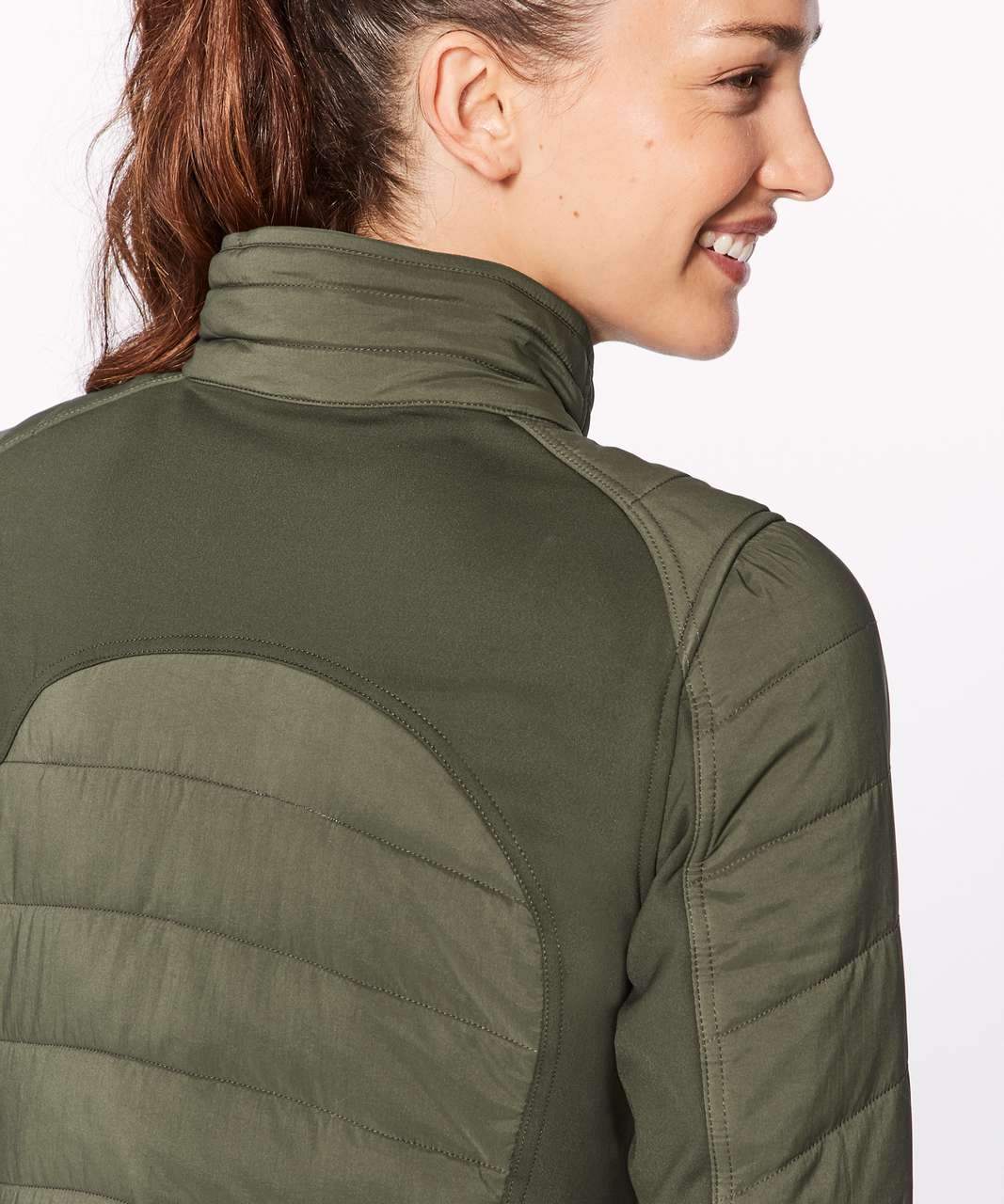 Lululemon Extra Mile Jacket - Dark Olive