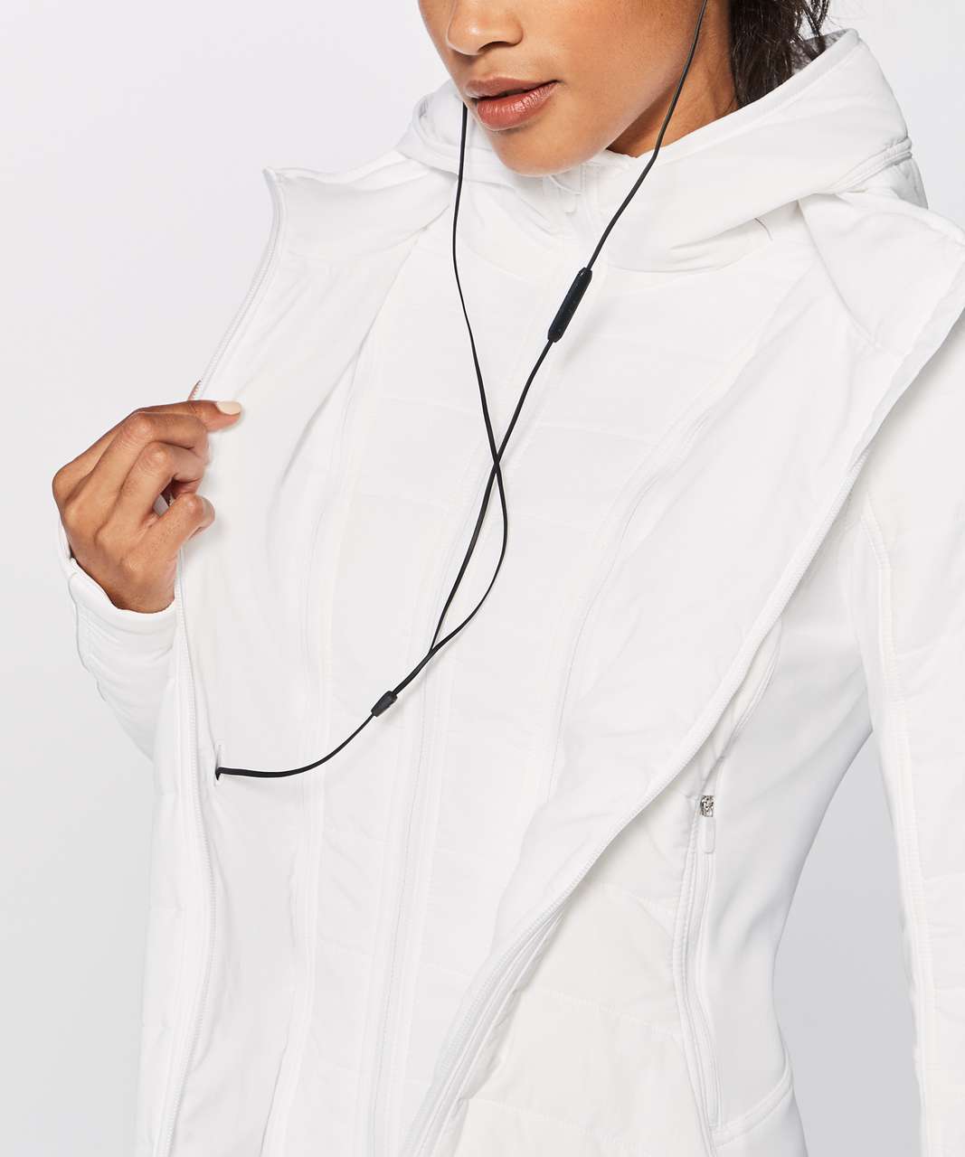 Jacket Lululemon White size 8 US in Cotton - 42071499