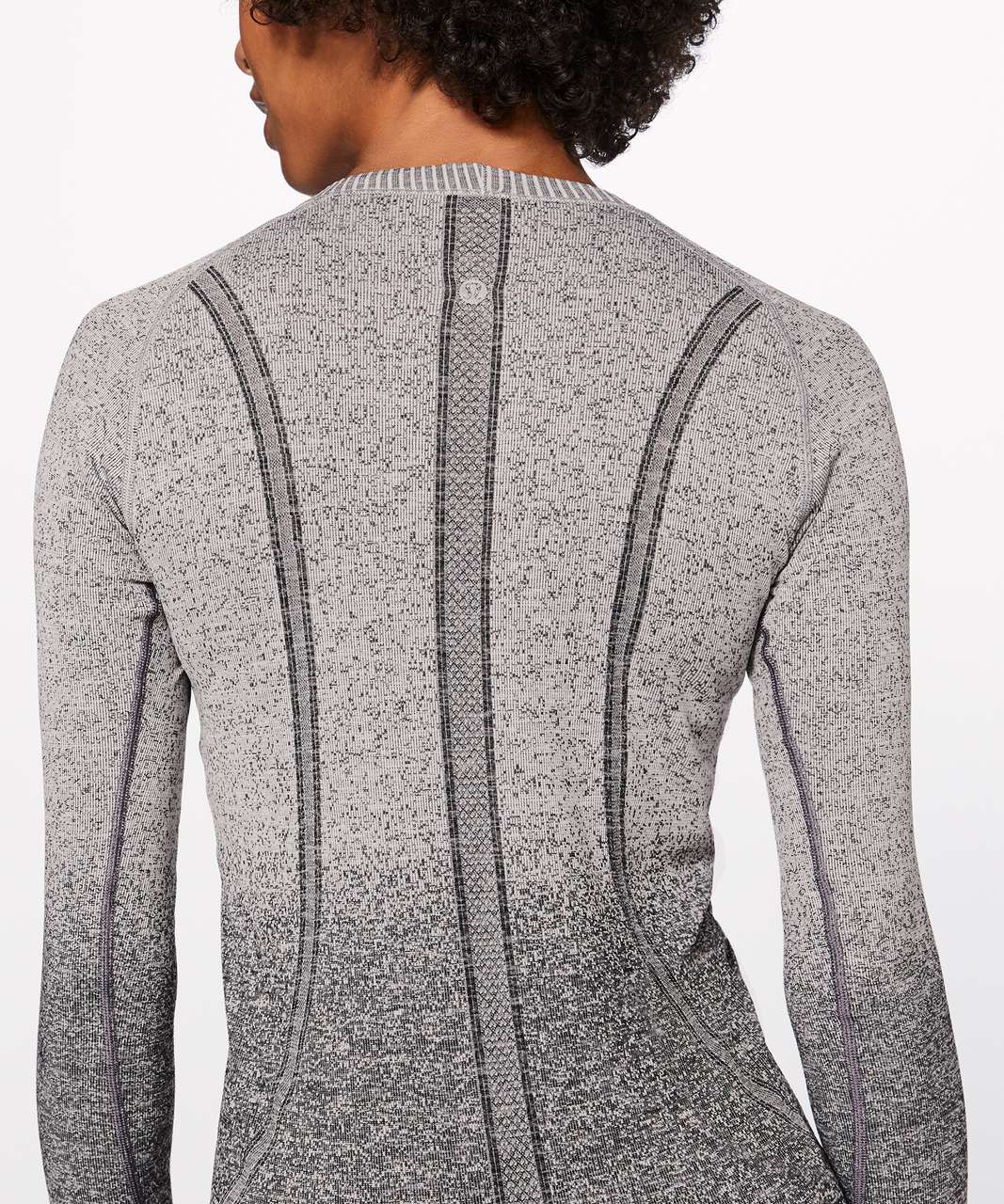 Lululemon Swiftly Tech Long Sleeve Crew - White / Dark Cast