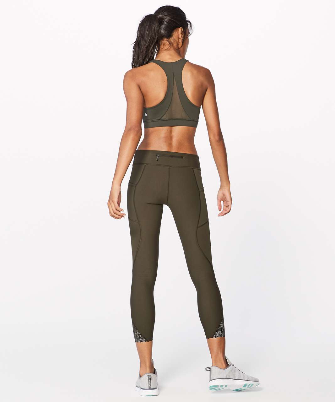 Lululemon Invigorate Bra - Dark Olive - lulu fanatics