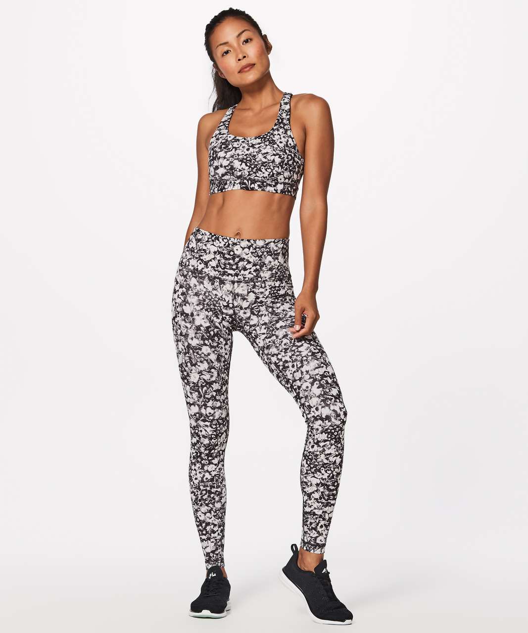 Lululemon Invigorate Bra - Mash Up White Black / Black - lulu fanatics