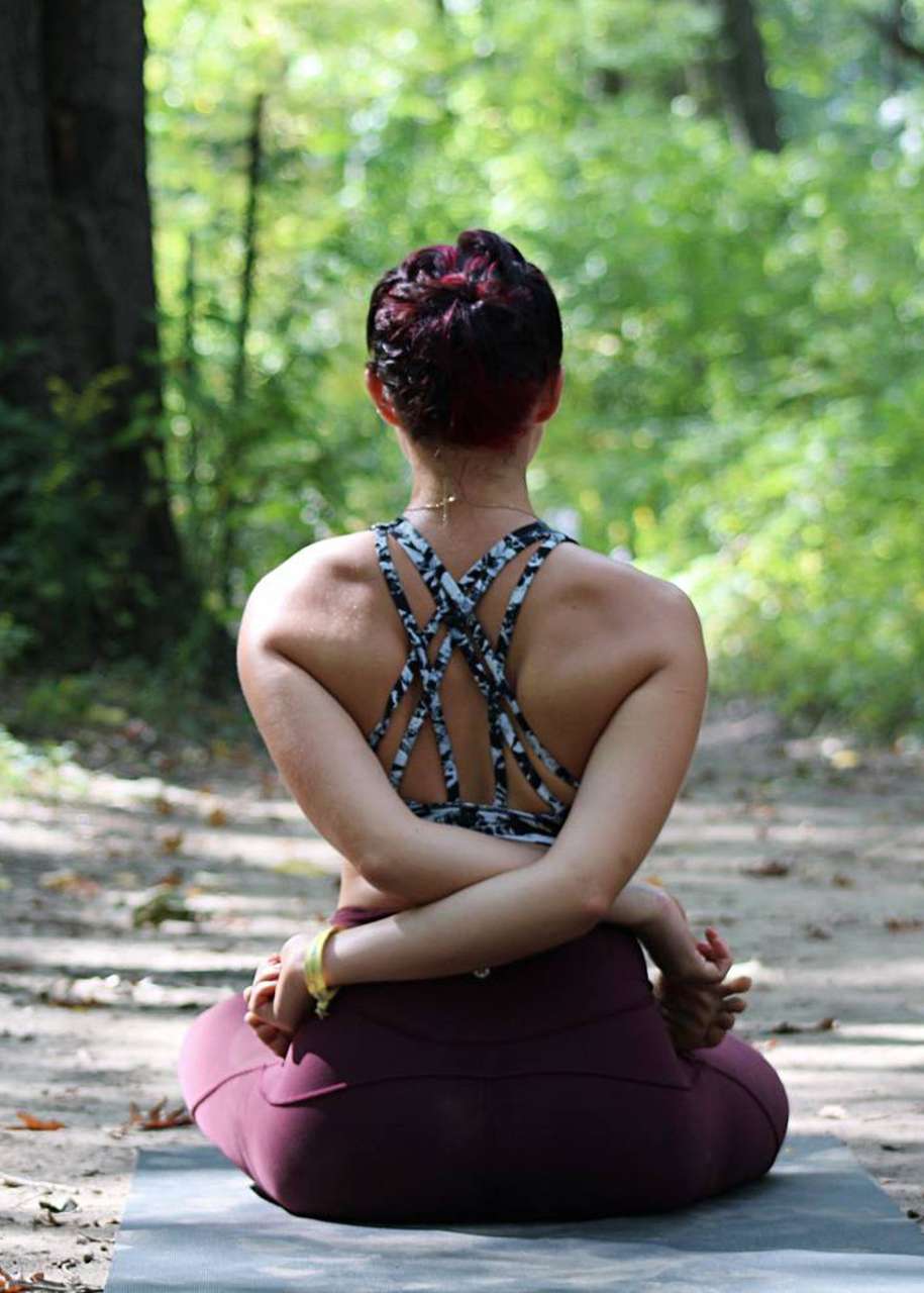 Lululemon Free To Be Serene Bra - Interlaced Starlight Black