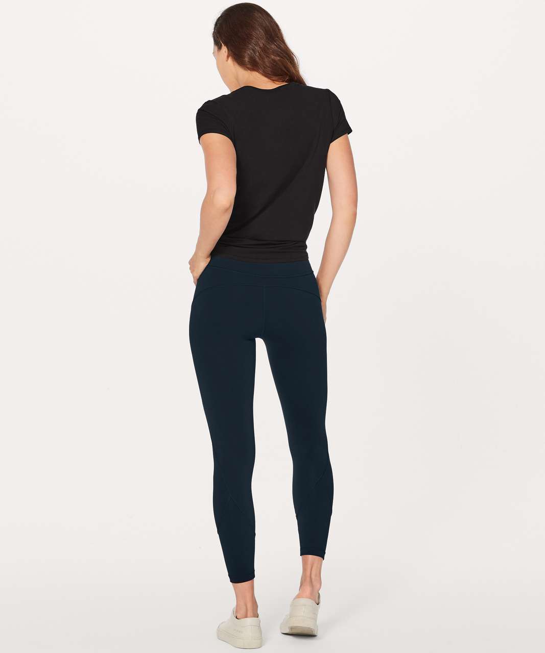 Lululemon In Movement Tight 25 *Everlux Bermuda Teal Women's Size 2 NWTs