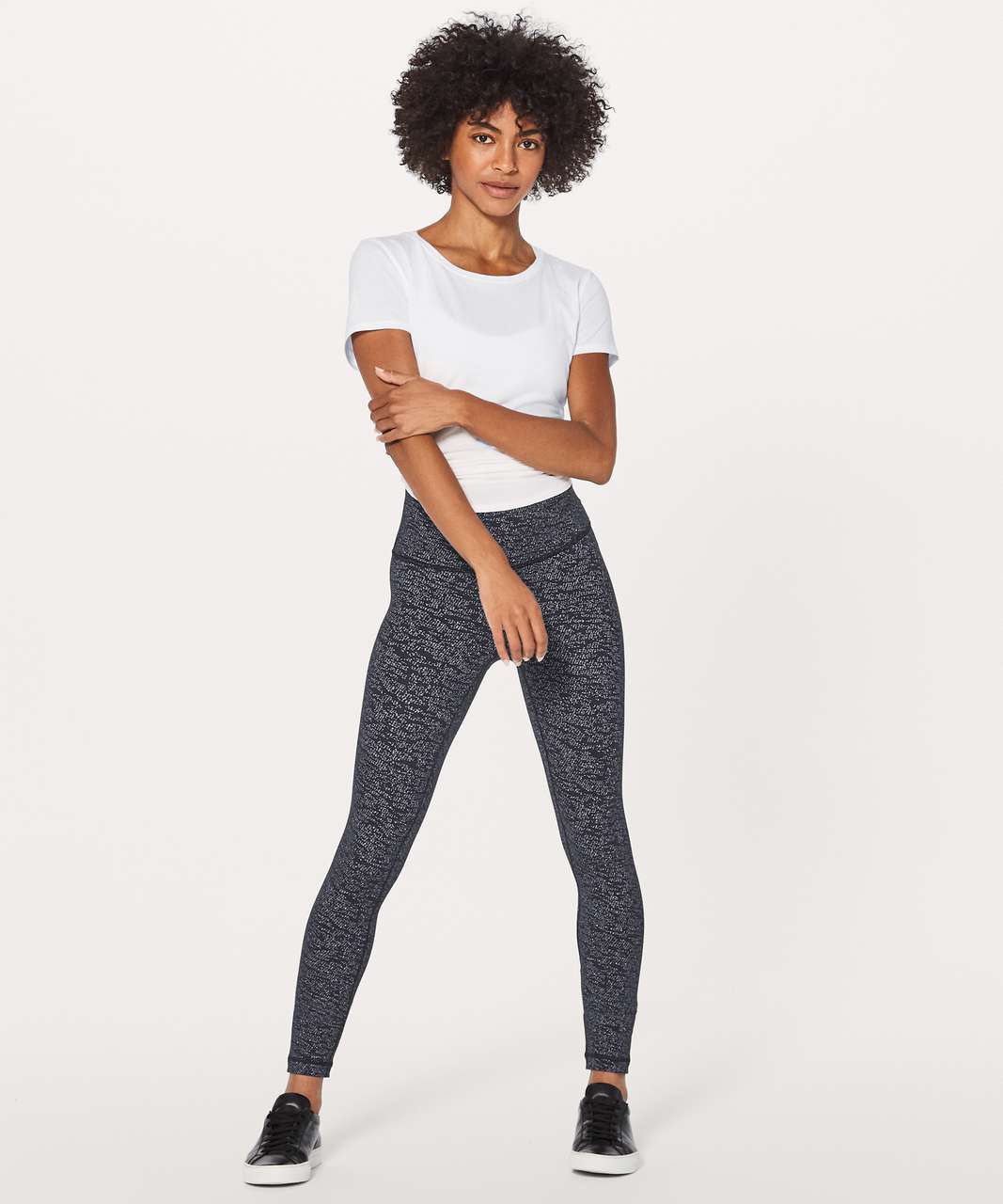 Lululemon Wunder Under High Rise Leggings in White Camo