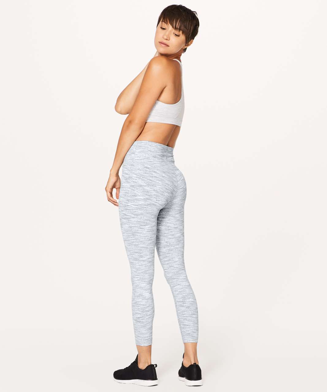 Lululemon Wunder Under Hi-Rise 7/8 Tight *25" - Wee Are From Space Ice Grey Alpine White