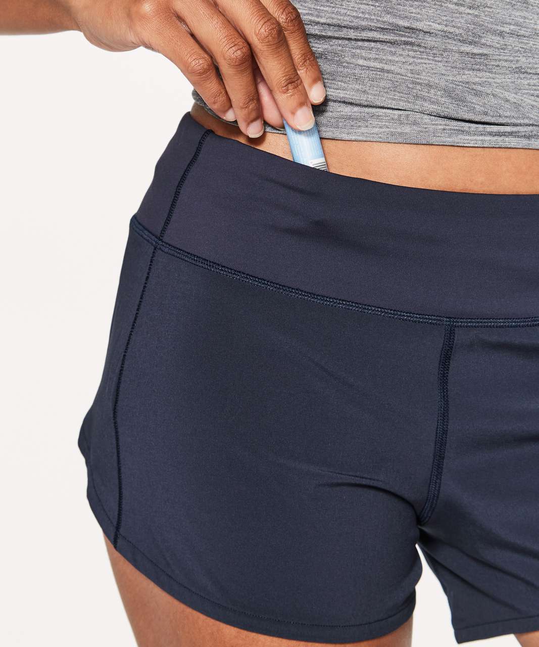 Lululemon Speed Up Short *Long 4" - Midnight Navy