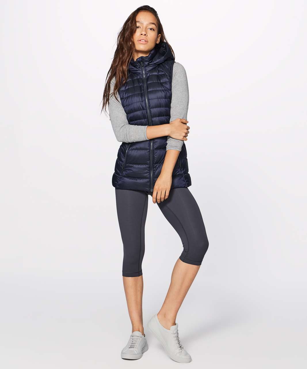 NWOT - Lululemon Down For It All Vest Midnight Navy & Dark Chrome