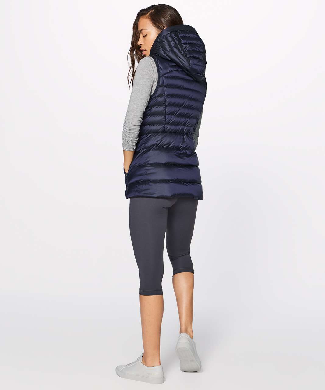 Lululemon Navigation Down Snap Vest - Black - lulu fanatics