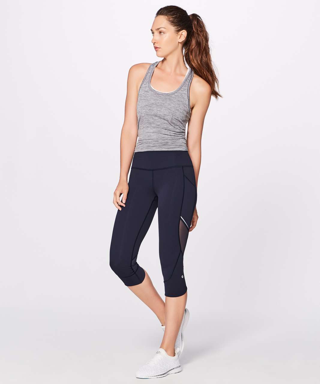 lululemon athletica, Pants & Jumpsuits, Lululemon Athletica Night Diver  Always Airy Hr Run Crop 9 Leggings Us 6