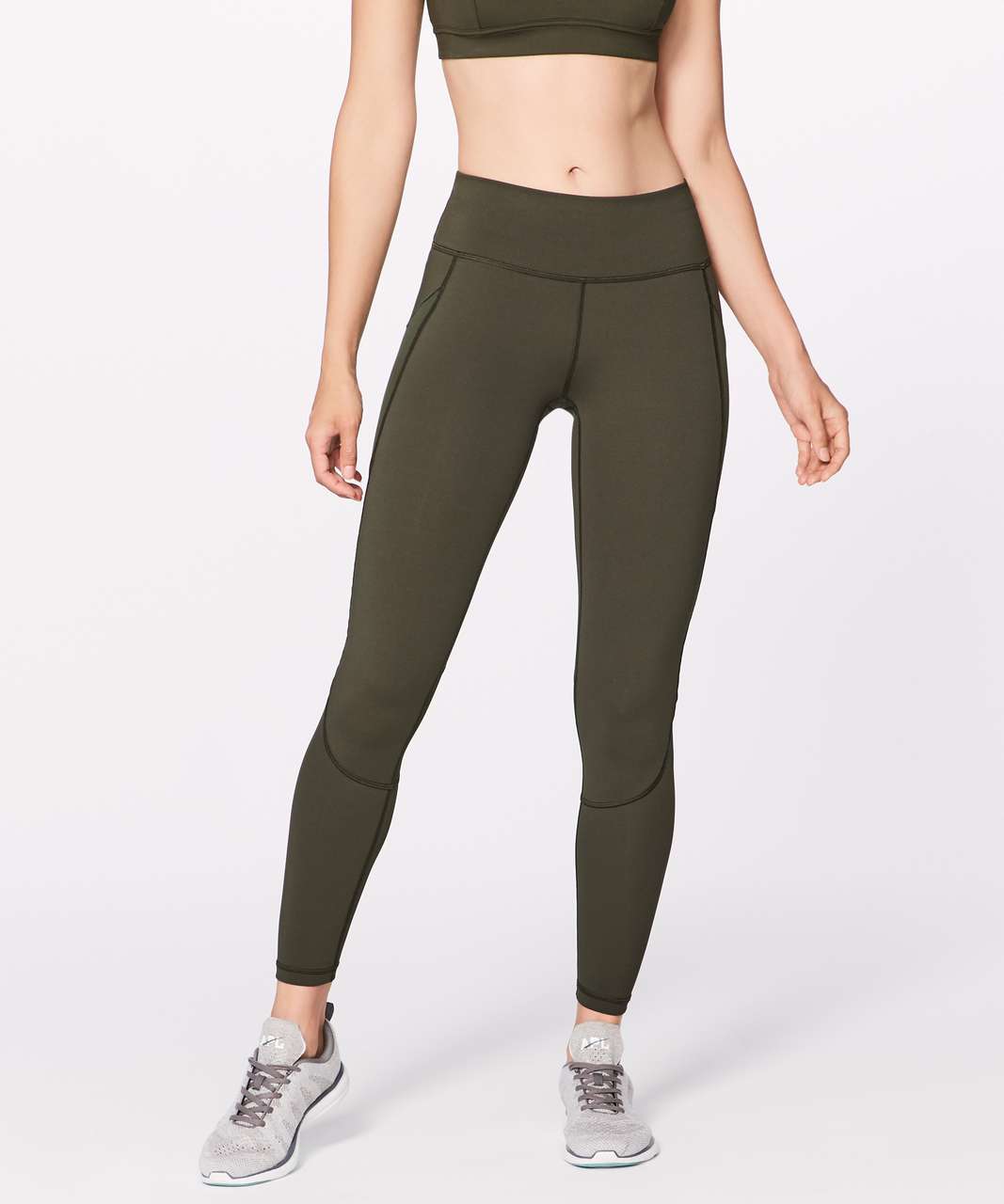 Lululemon Miles Ahead Tight (28") - Dark Olive