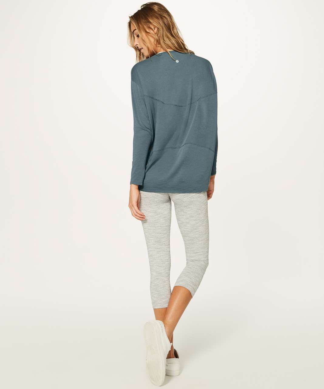 NWT Lululemon Back In Action Long Sleeve Shirt Delicate Mint Size ：8