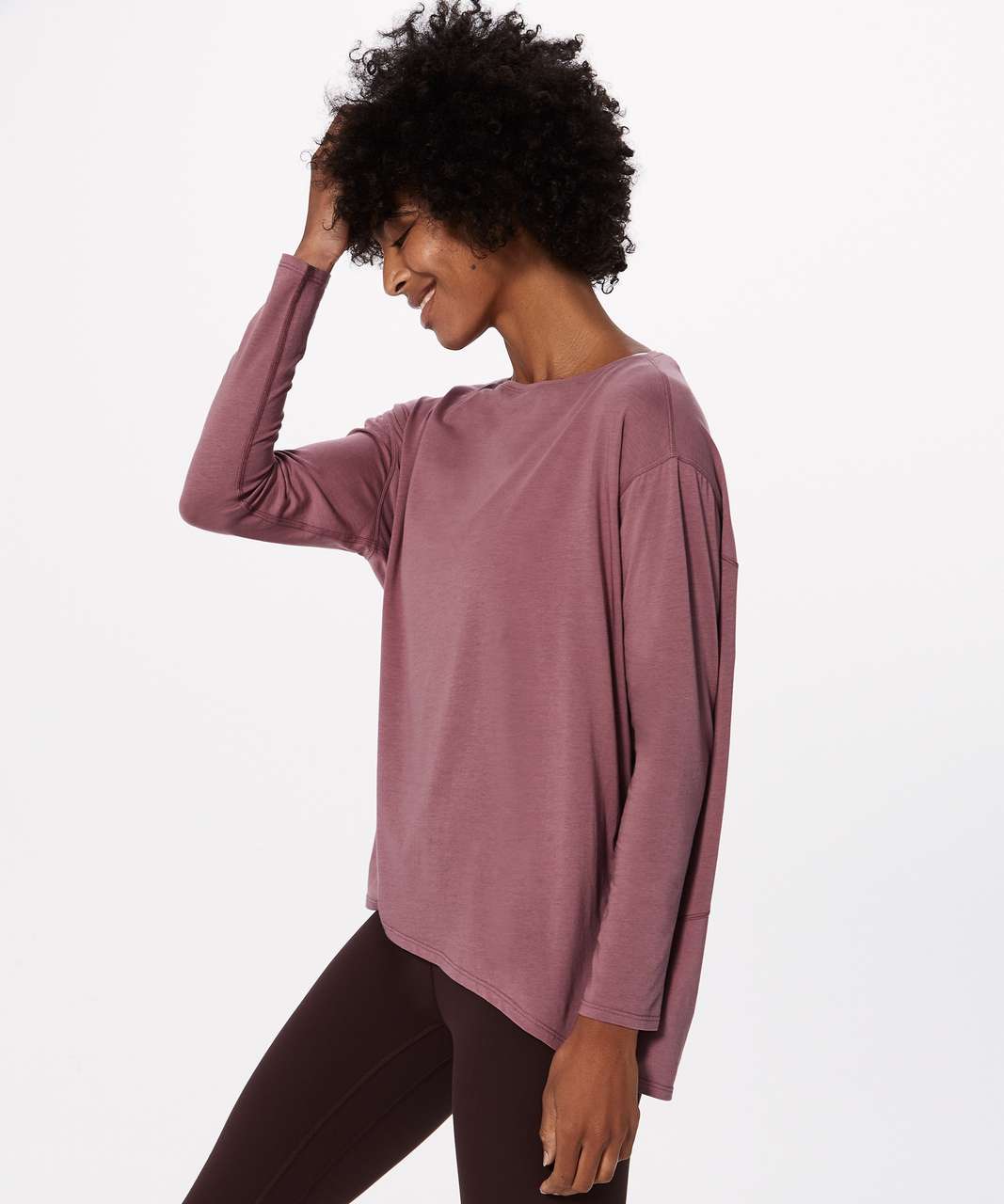 Lululemon Back In Action Long Sleeve - Figue