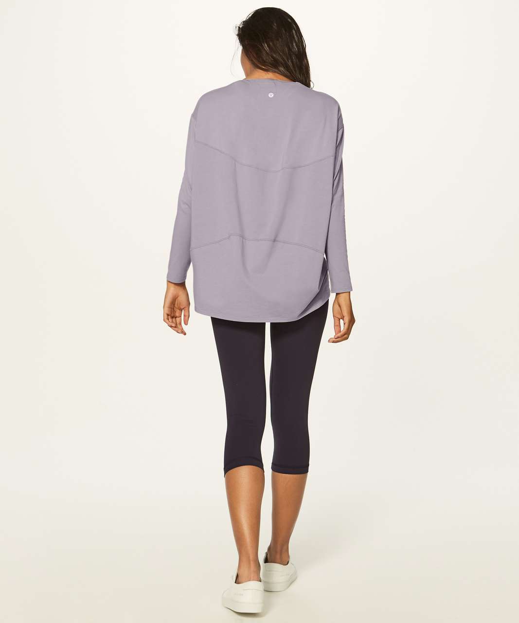 Lululemon Back In Action Long Sleeve - Lavender Grey