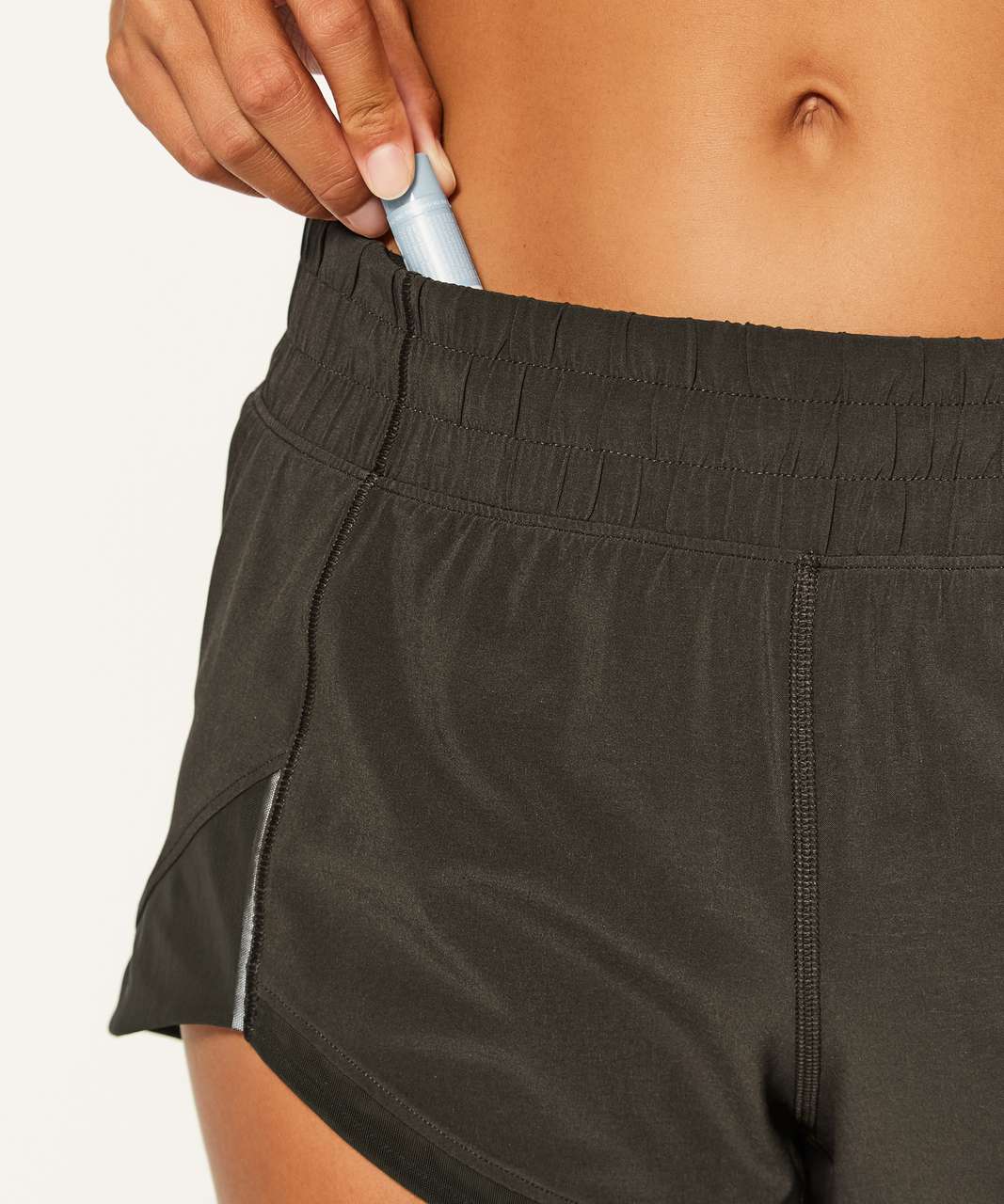 Lululemon Miles Ahead Short (2.5") - Dark Olive