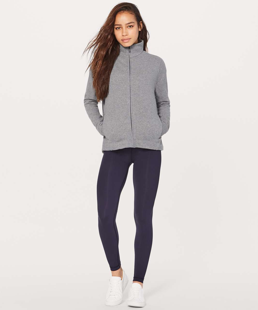 Lululemon Wind Down Jacket - Heathered Medium Grey