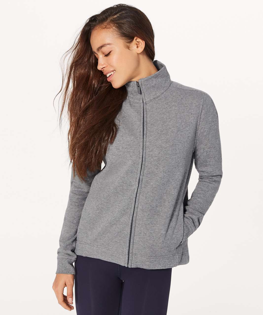 Lululemon Wind Down Jacket - Heathered Medium Grey