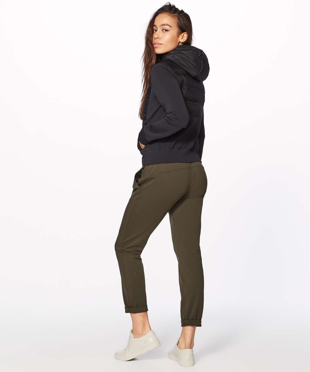 Lululemon Down For It Jacket - Dark Olive - lulu fanatics