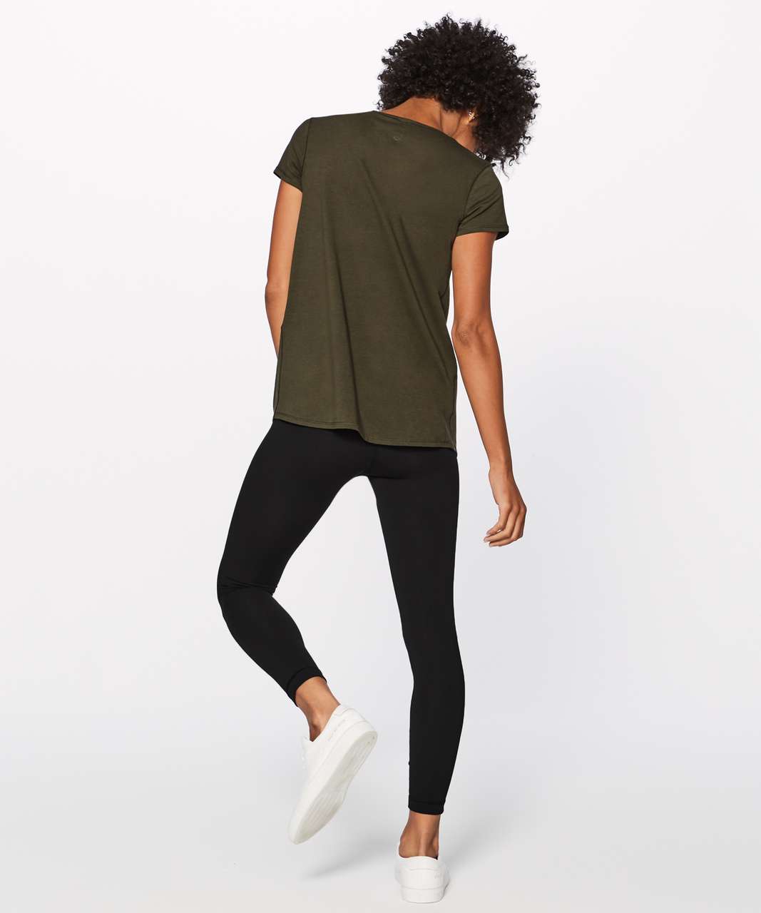 Lululemon Knot A Problem Tee - Dark Olive