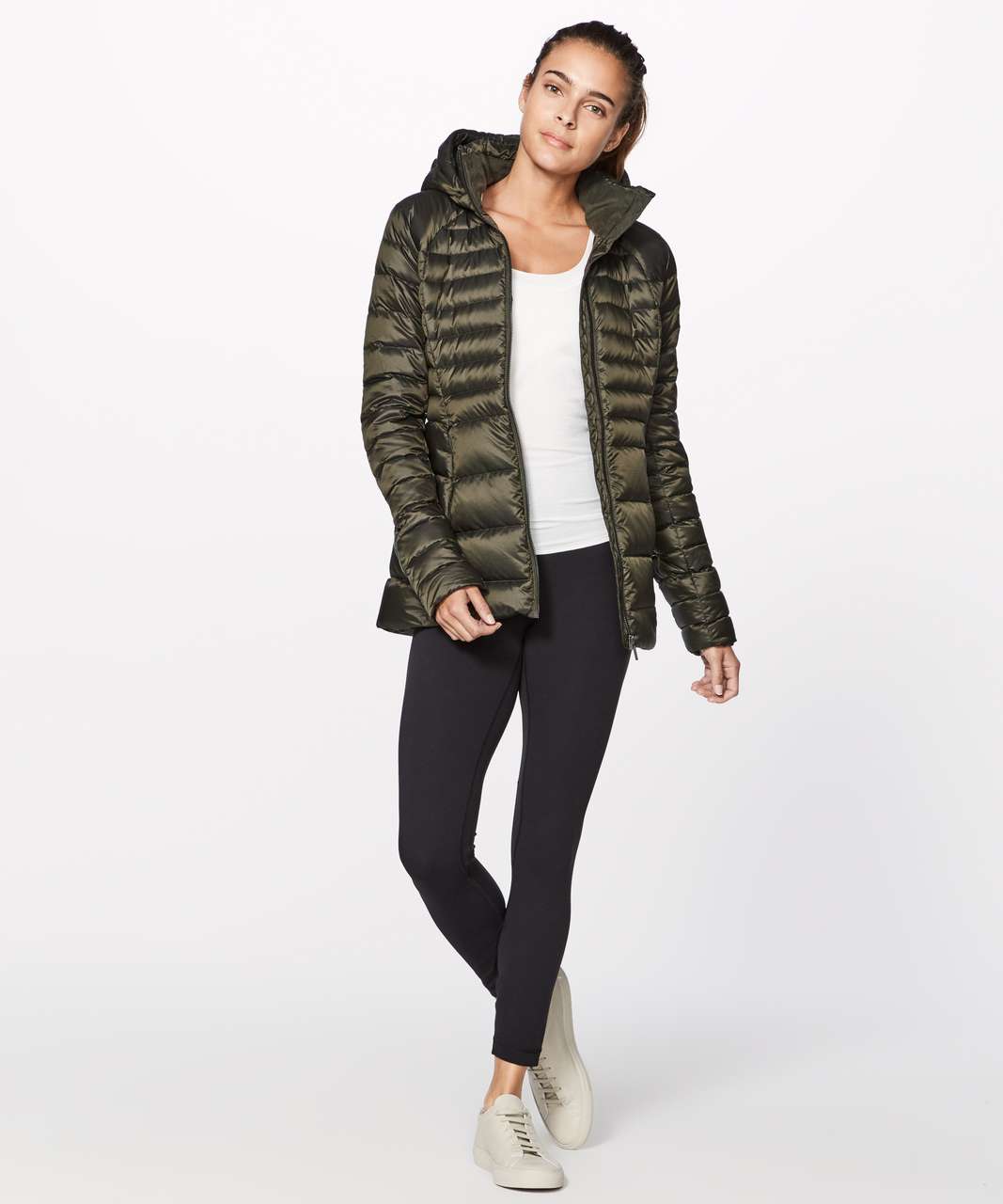 Lululemon Navigation Down Jacket - Dark Olive - lulu fanatics