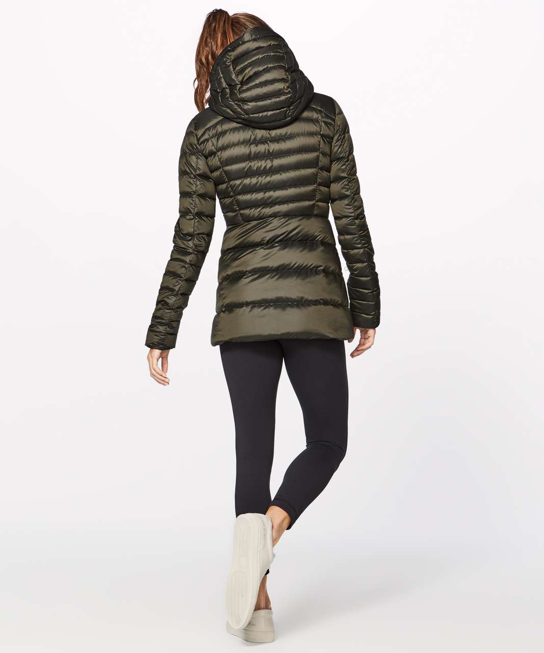 Lululemon Down For It Jacket - Dark Olive - lulu fanatics