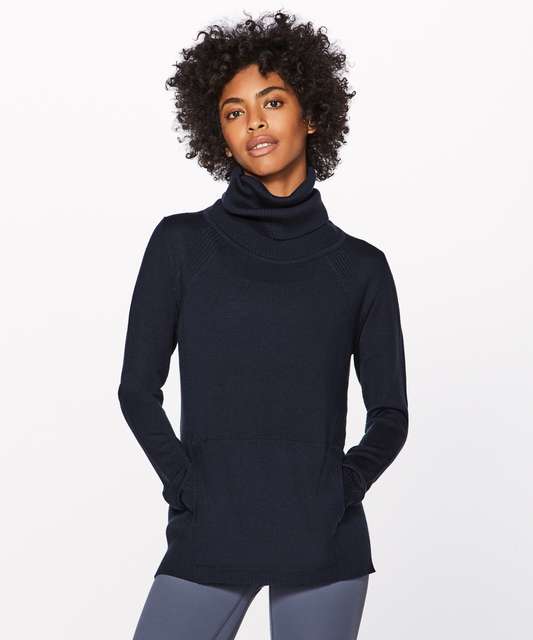 Lululemon Sweat And Savasana Sweater - Black - lulu fanatics