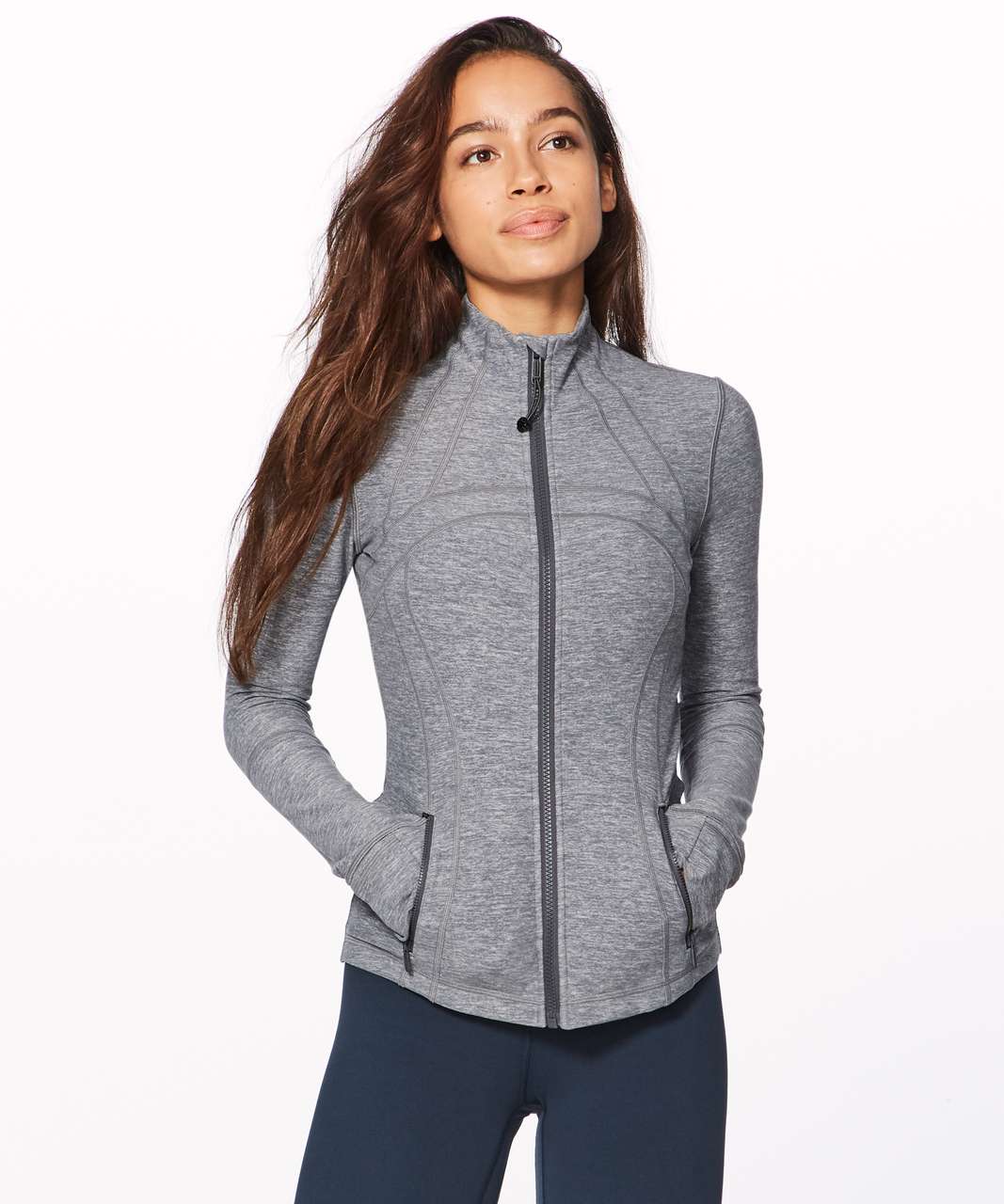 Lululemon Define Jacket - Heathered Herringbone Heathered Slate Black -  lulu fanatics