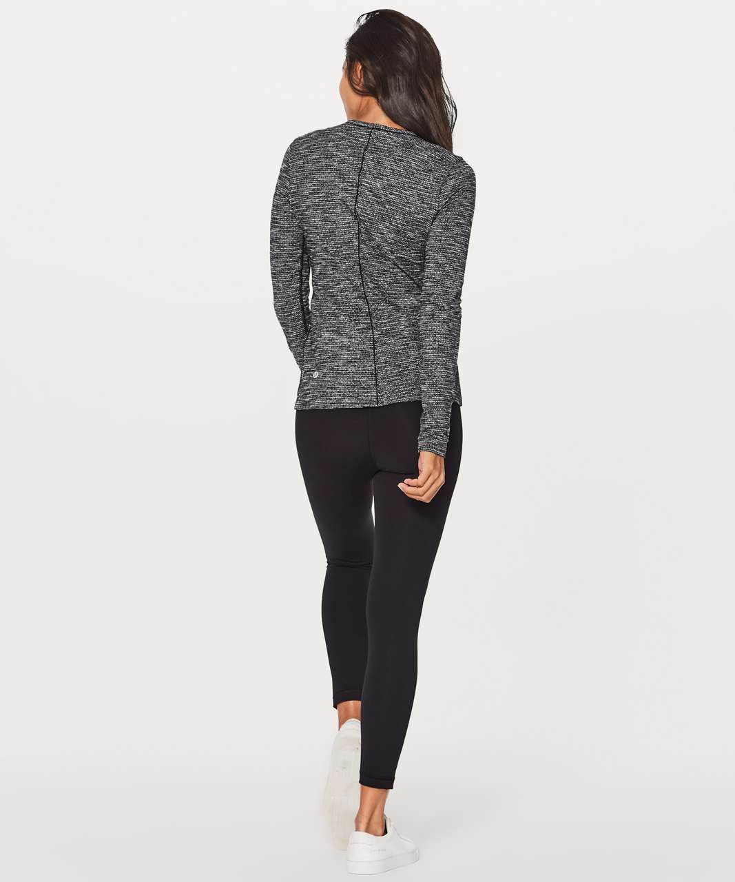 Lululemon Kitsilano Long Sleeve - Coco Pique Black White