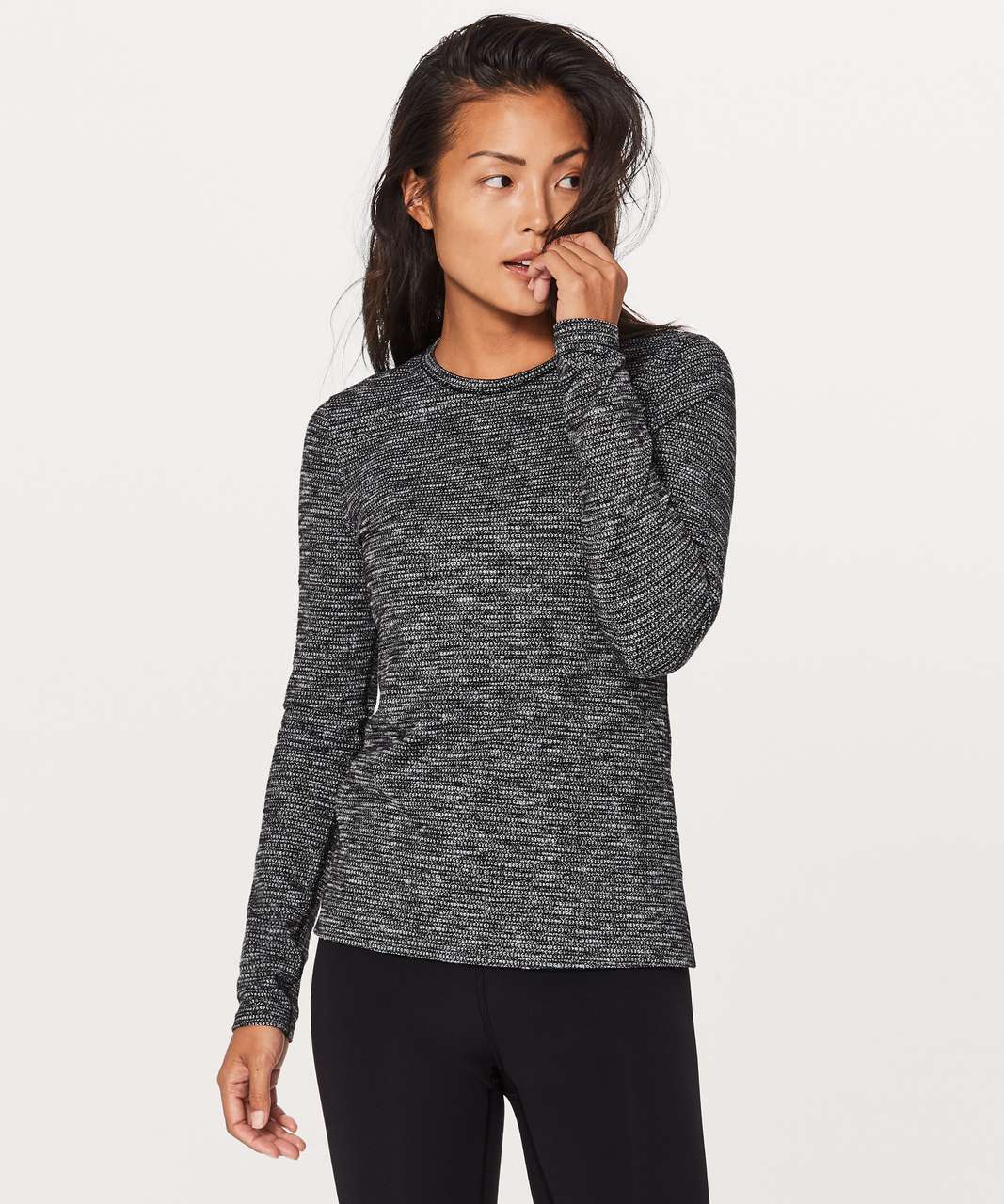 Lululemon Love Long Sleeve - Black - lulu fanatics