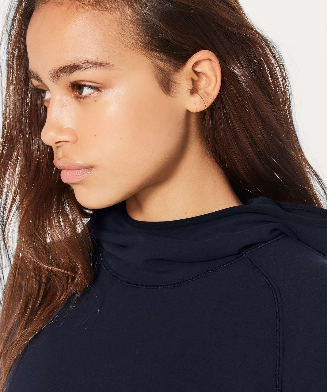 Lululemon Shape Up Pullover (Nulu) - Midnight Navy / Black