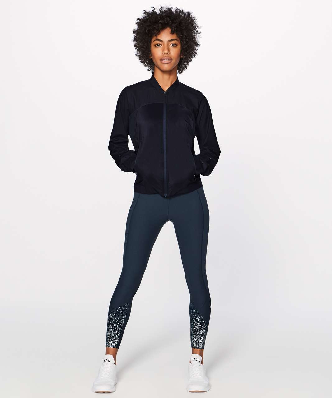 Lululemon Run On Jacket - Midnight Navy - lulu fanatics