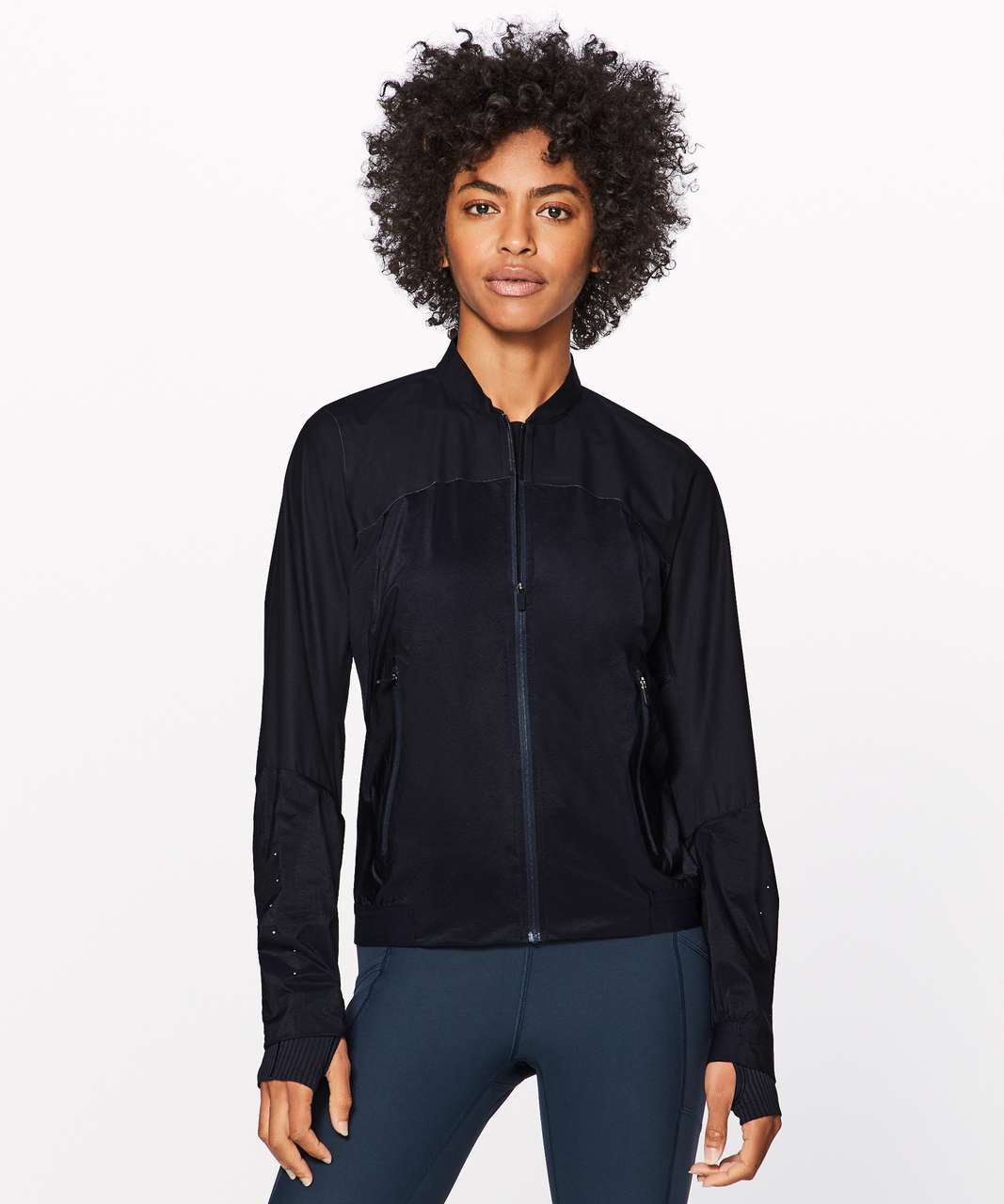 Lululemon Run On Jacket - Midnight Navy