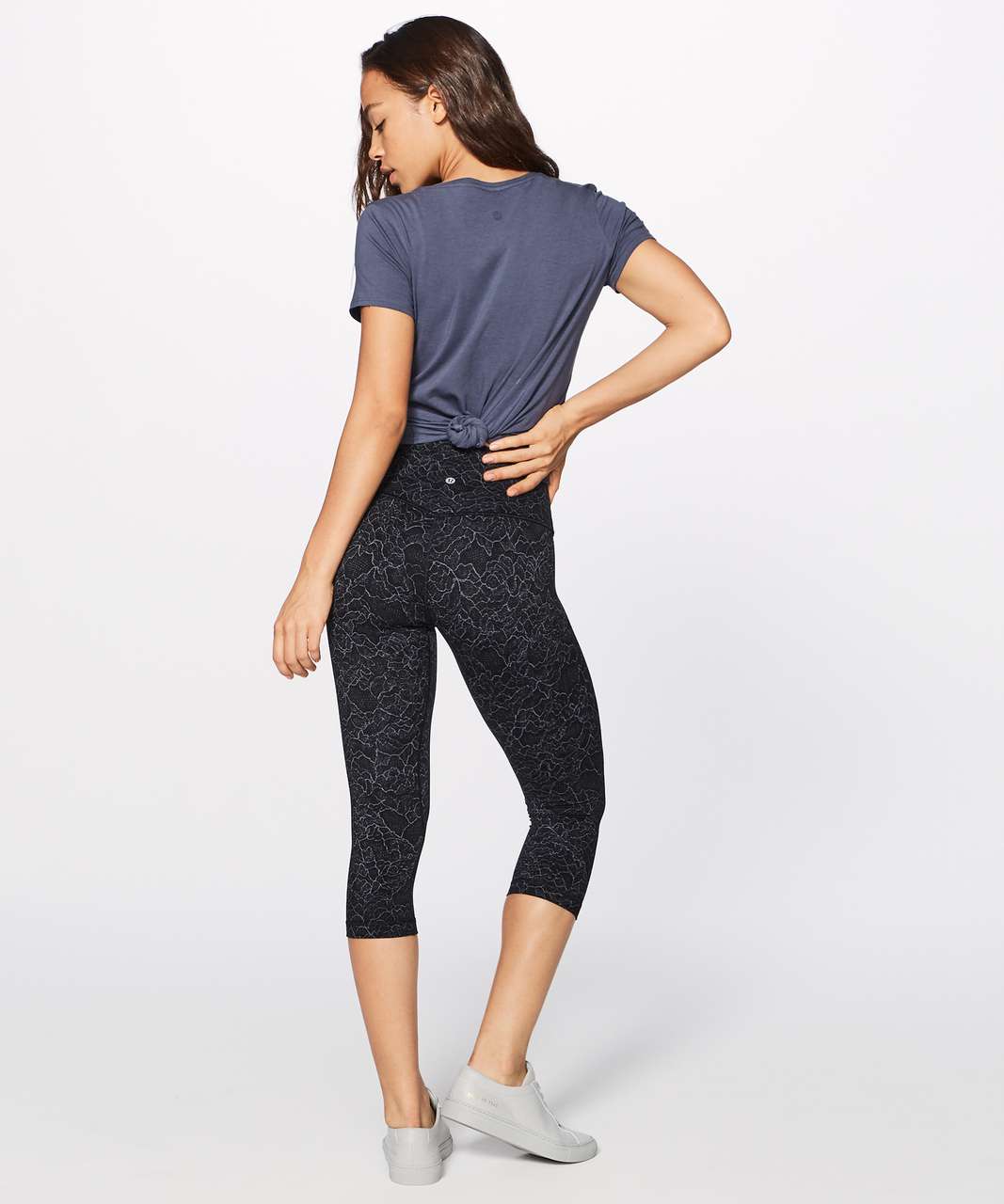 Lululemon Reveal Crop (15) - Midnight Navy - lulu fanatics