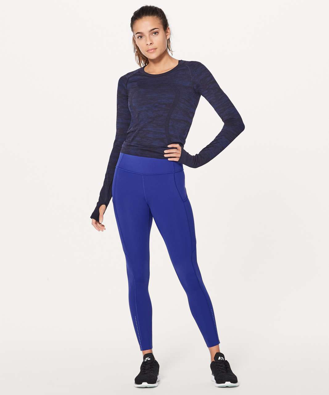 SELL] [US] NWT fast and free fleece leggings 28” size 2 psychic blue // 70  shipped f&f payment only : r/lululemonBST