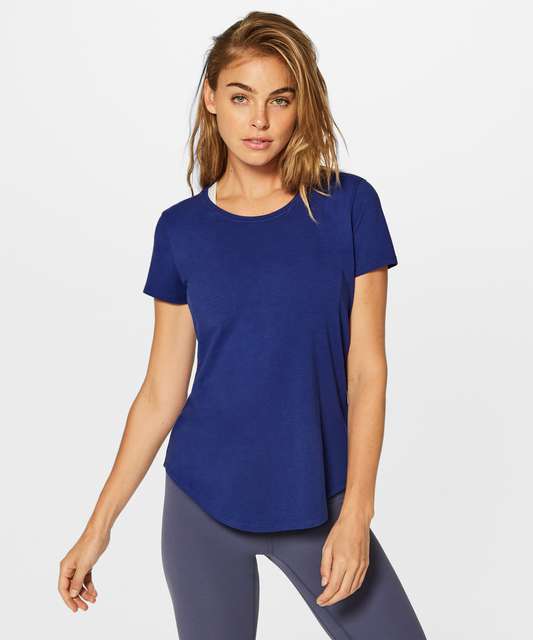 Lululemon Love Crew T-Shirt - Heathered Poolside - lulu fanatics