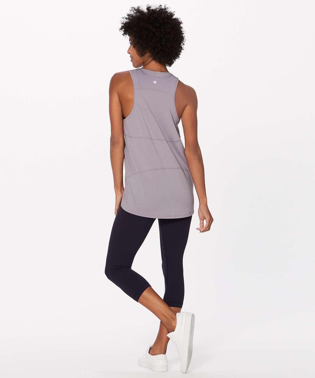 Lululemon Back In Action Tank - Lavender Grey