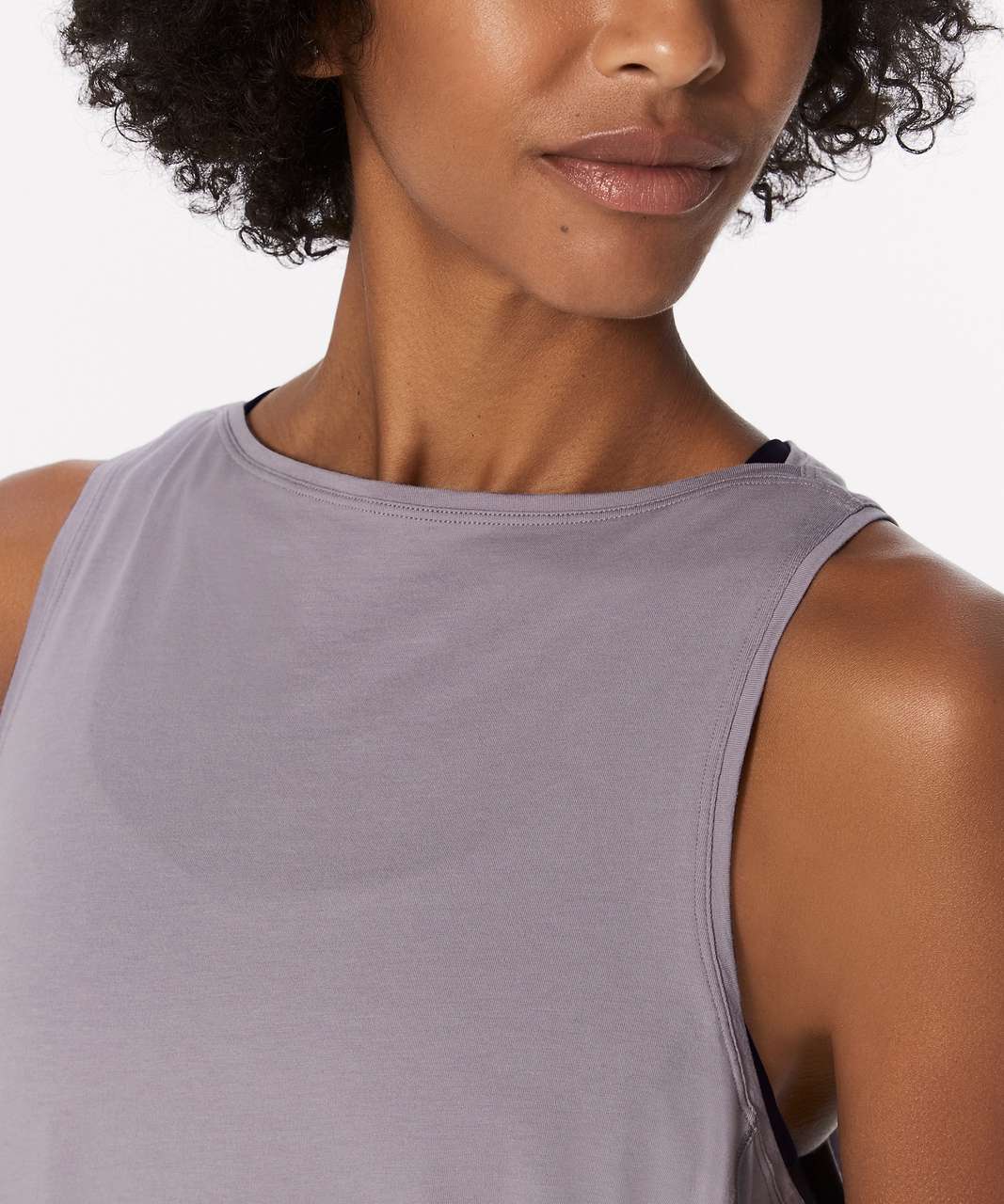 Lululemon Back In Action Tank - Lavender Grey