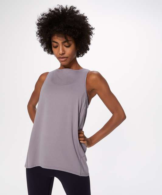 Lululemon Back In Action Tank - Black - lulu fanatics