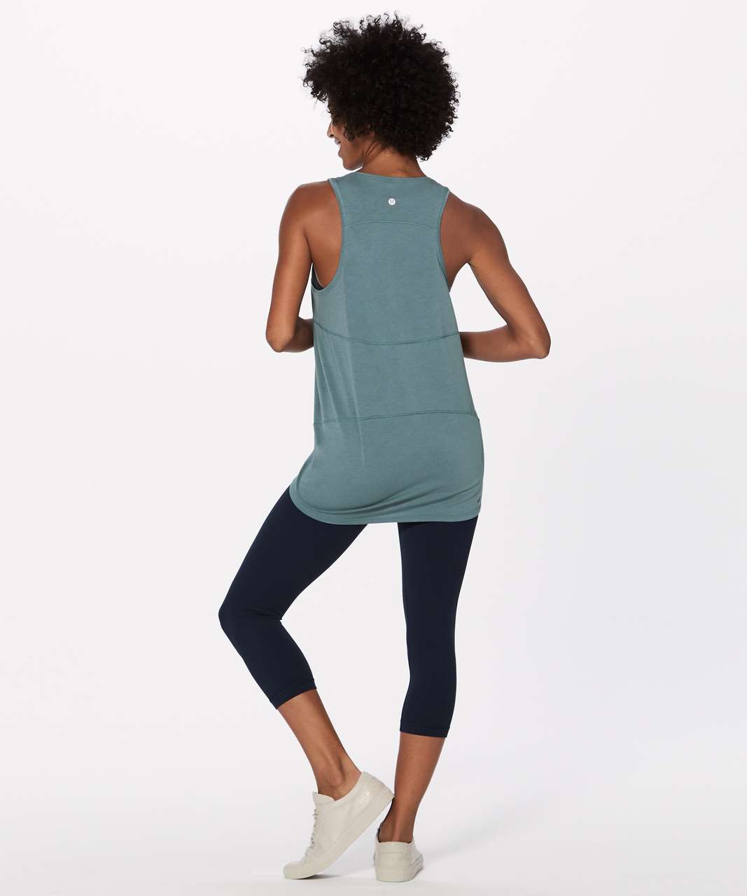 Lululemon Back In Action Tank - Mystic Green