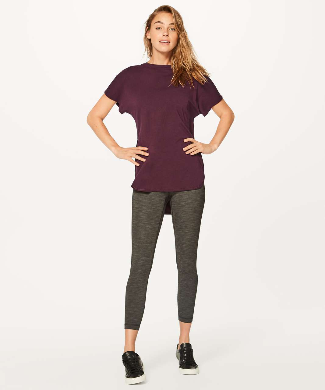 Lululemon Side Story Tee - Garnet