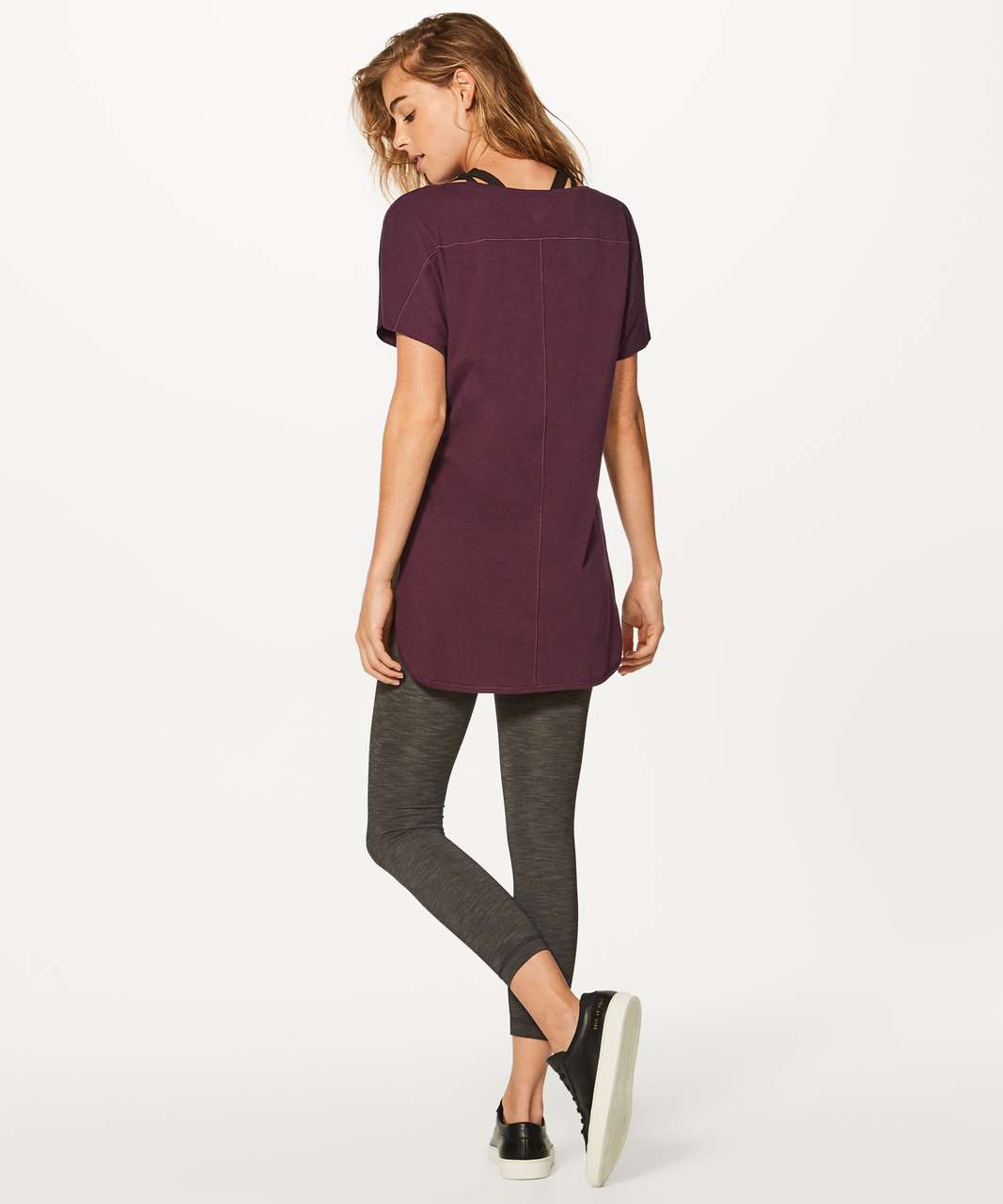 Lululemon Side Story Tee - Garnet