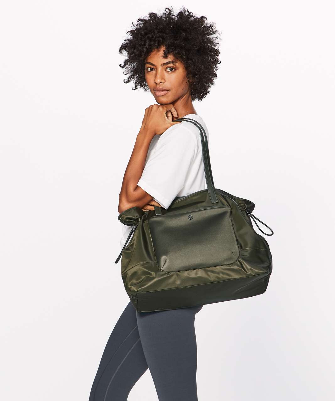 Lululemon All Set Shopper Tote (20L) - Dark Olive - lulu fanatics