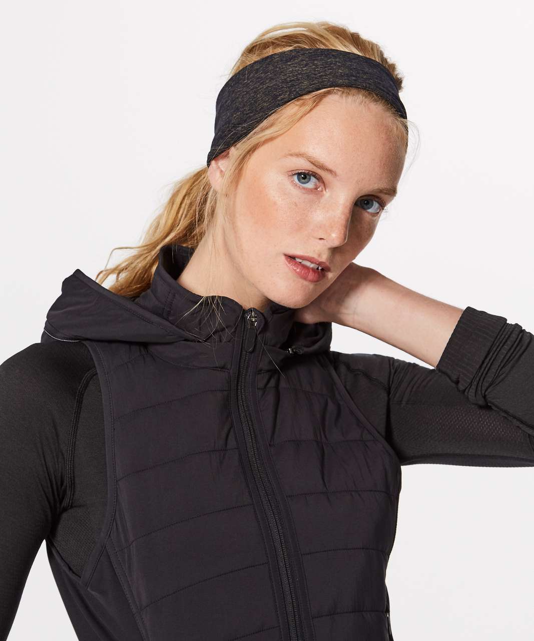 Lululemon Run It Out Ear Warmer - Heathered Utilitarian