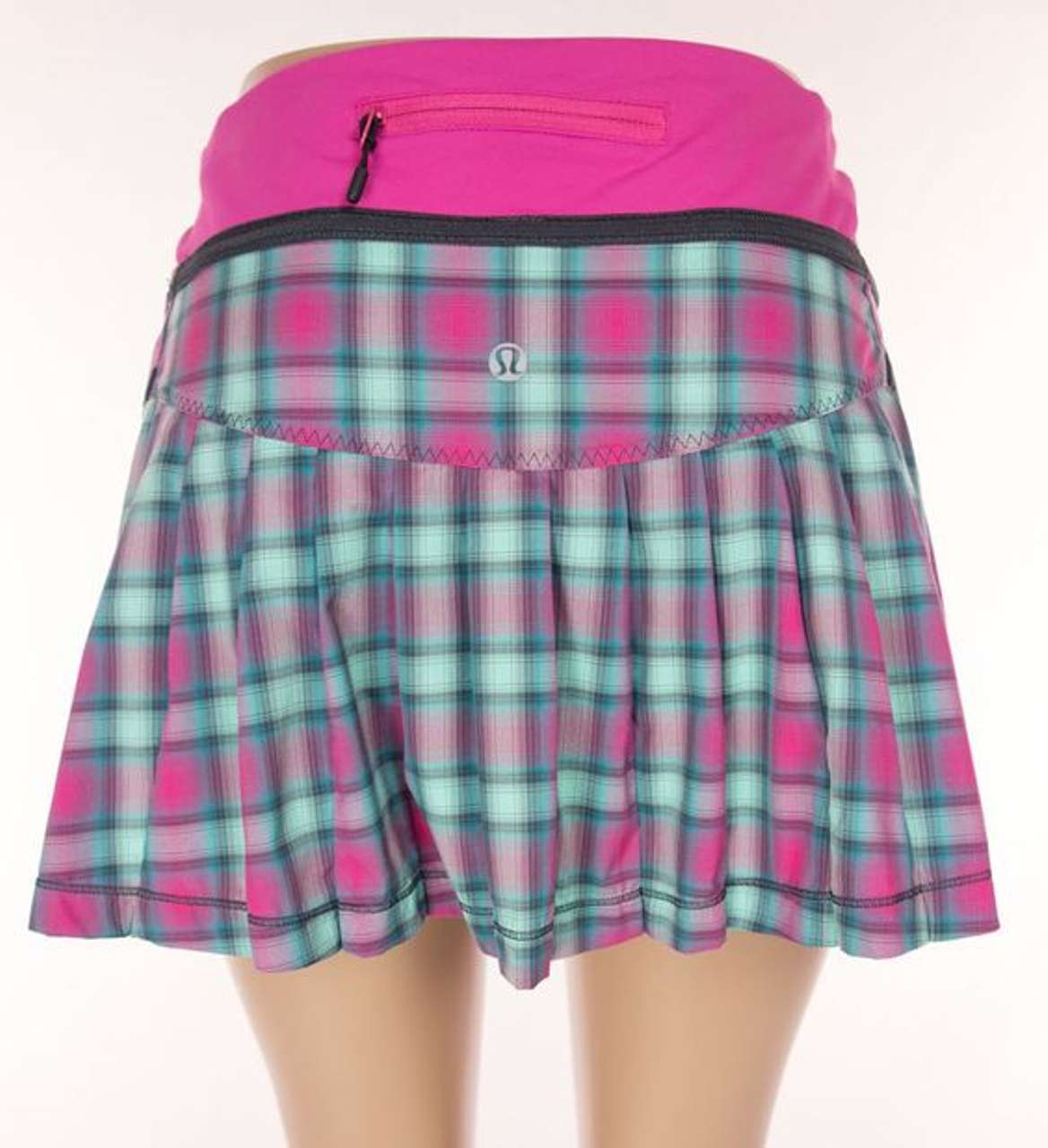 Lululemon Speed Shorts Senorita Pink Plaid Size 8 Run… - Gem