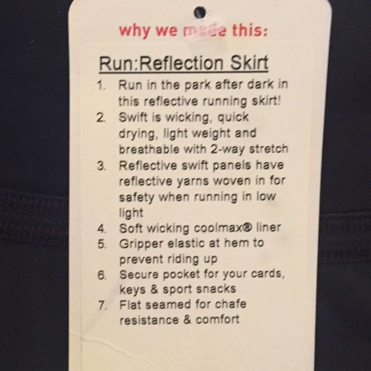 Lululemon Run: Reflection Skirt - Senorita Pink Plaid