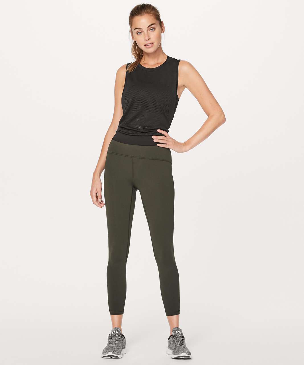 Lululemon Train Times 7/8 Pant (25" ) - Dark Olive