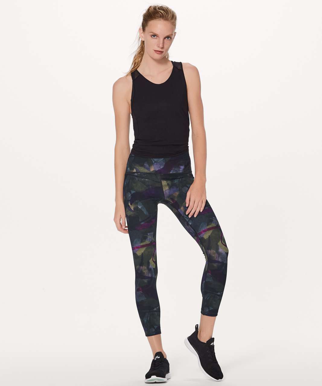 Lululemon Train Times 7/8 Pant *25" - Aura Dark Chrome Multi / Midnight Navy